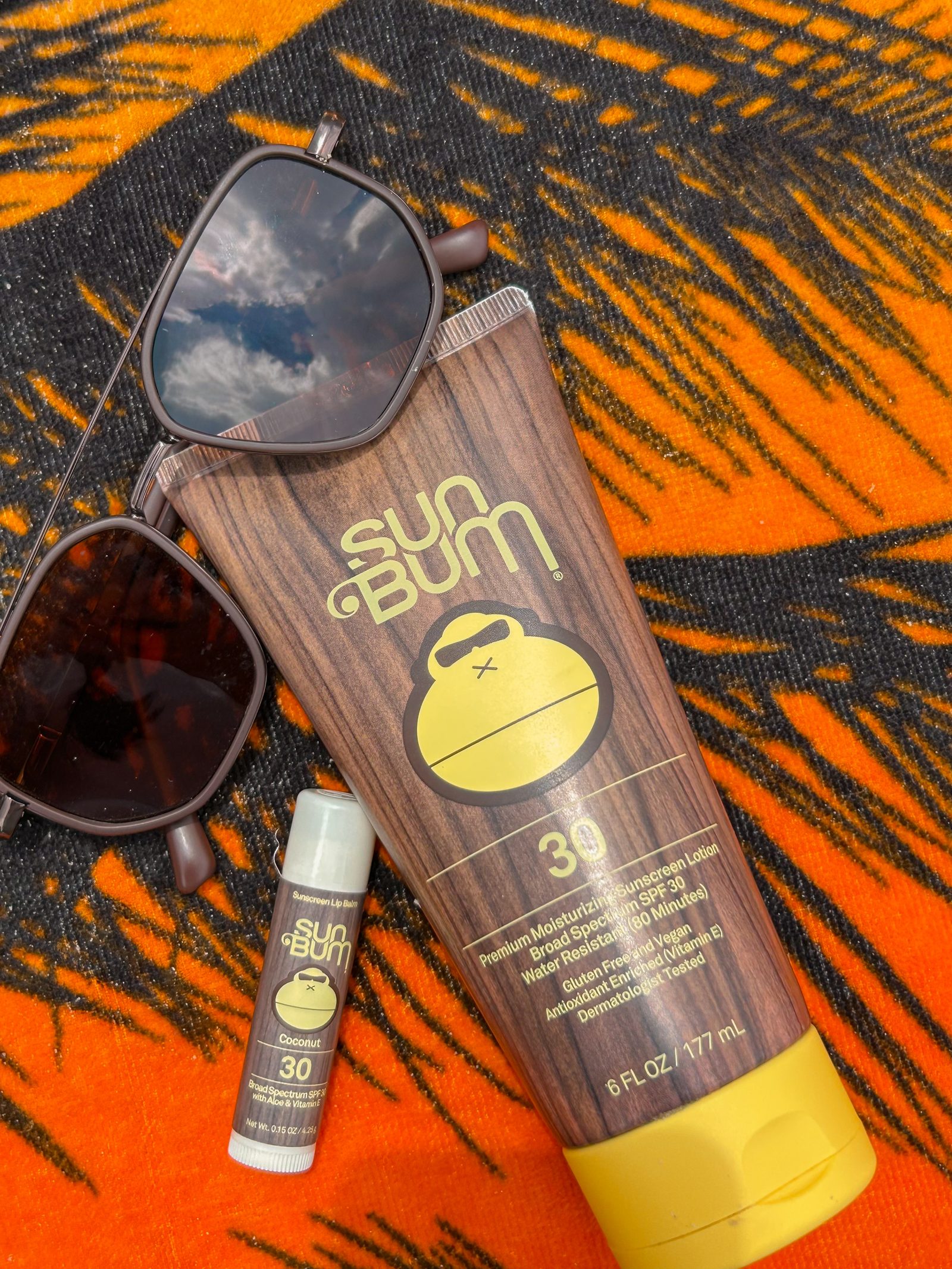 Sun Bum Beach Flat Lay